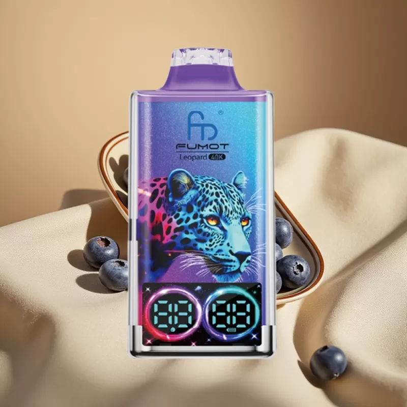 Fumot Leopard 40K Dual Mesh Disposable Vape Blueberry on Ice