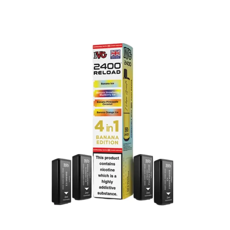IVG 2400 Reload 4 in 1 Prefilled Pods - Strawberry Edition - Image 2