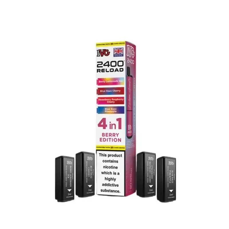 IVG 2400 Reload 4 in 1 Prefilled Pods - Strawberry Edition - Image 3