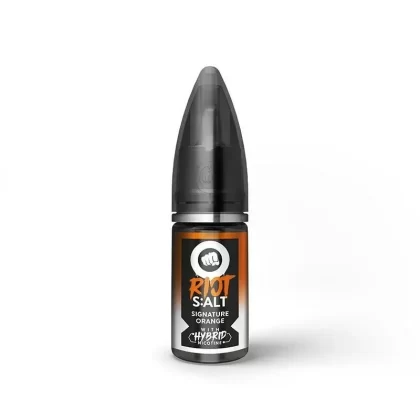 SIGNATURE ORANGE HYBRID NICOTINE SALT E-LIQUID BY RIOT SQUAD SALT