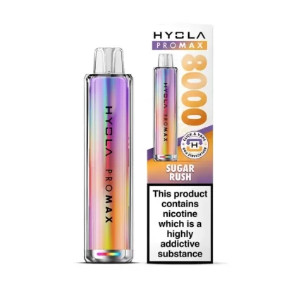Hyola Pro Max 8000 Prefilled Pod Kit Sugar Rush - Nicotine Strength#20mg (75EAE3)