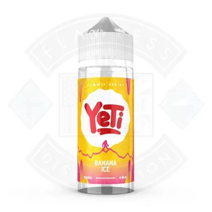 Yeti Summit Series – Banana Ice 0mg 100ml Shortfill - Eliquidsupply