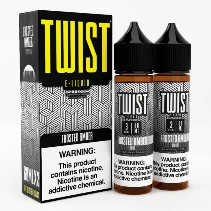 Twist e-Liquids Frosted Amber eJuice - 120mL (2x60mL); Vape Product, Vape Product; Twist eLiquids