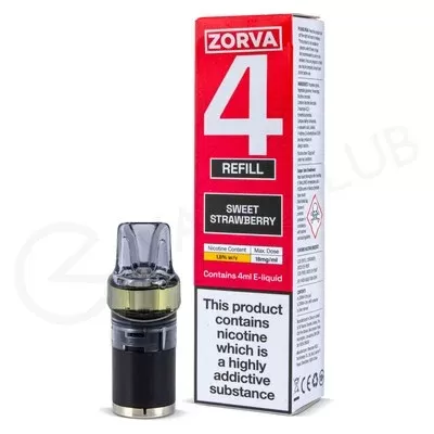 Sweet Strawberry Zorva 4 Prefilled Pods - Ecigpremium