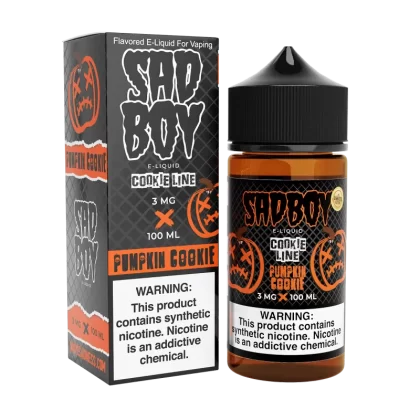 SADBOY E-Liquid - Pumpkin Cookie Limited Edition - 100ML - Cookie Line Series - 0MG
