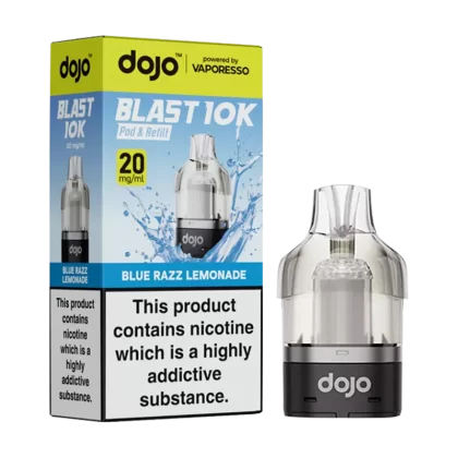 Blue Razz Lemonade Dojo Blast 10K Refill Pack - 20mg - Vape Product