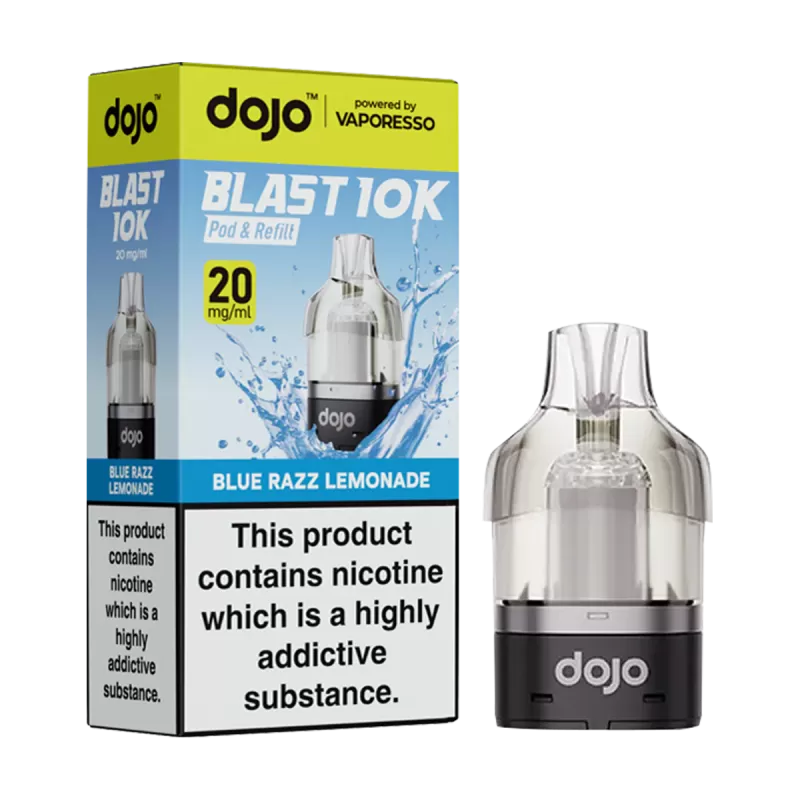 Blue Razz Lemonade Dojo Blast 10K Refill Pack - 20mg - Vape Product