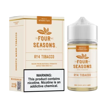 FOUR SEASONS - RY4 Tobacco - 60ML E-Liquid - 3MG