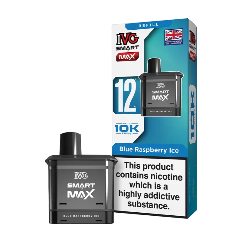 Blue Raspberry Ice IVG Smart Max Refill Pack - 20mg