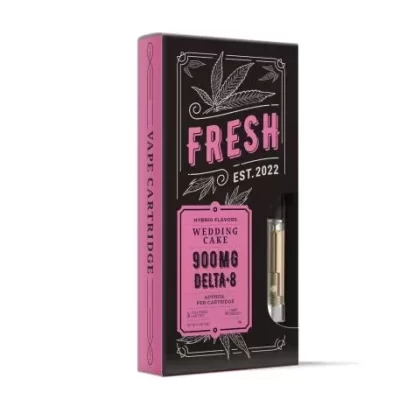 Wedding Cake Cart – Delta 8 THC Fresh Brand 900MG - Vape Store