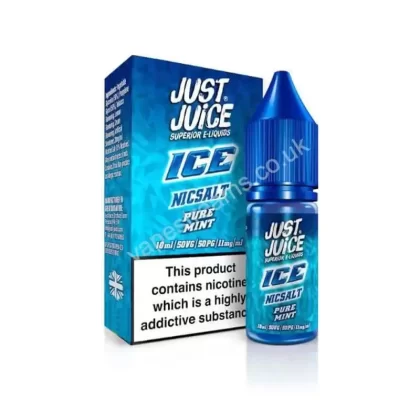 Just Juice Ice Pure Mint Nic Salt E-Liquid - Vapestreams Co