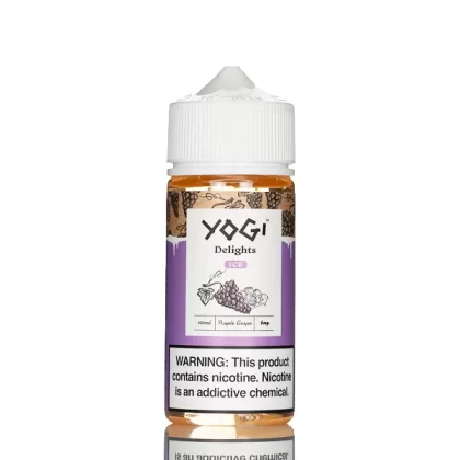 Yogi Delights E-Liquid - Purple Grape Ice - 100mL - Eliquid.Com