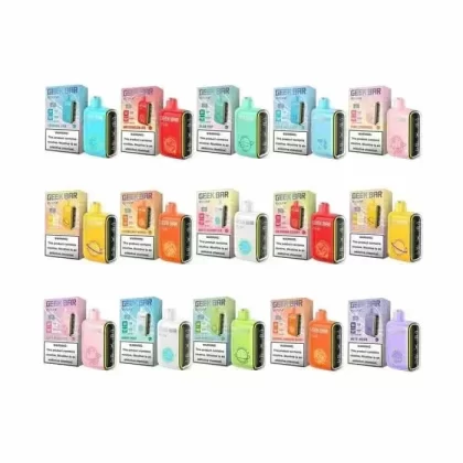 Geek Bar Pulse 15k Disposable Vape - Flavor#Orange Creamsicle>Strawberry Banana>Pink Lemonade>Watermelon Ice>Tropical Rainbow Blast>Blue Razz Ice>Miami Mint>Strawberry Mango>Black Cherry>Sou