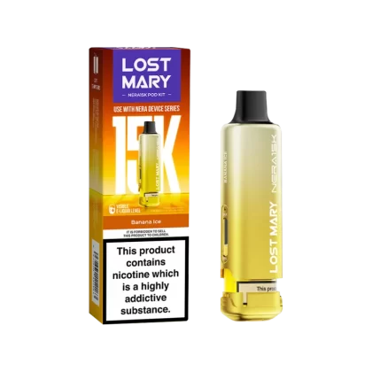 Banana Ice Lost Mary NERA15K Refill Pack - Vapeshop Co