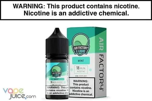 MINT BY AIR FACTORY SALT 30ML - Vapejuice