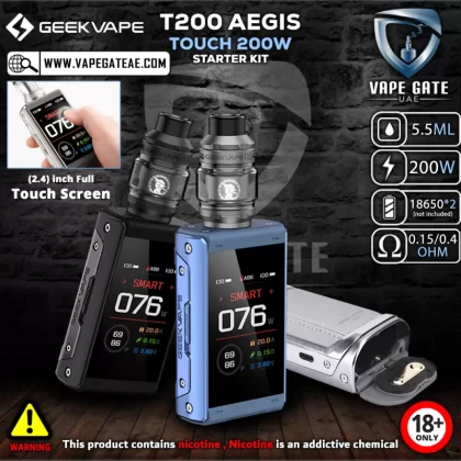 GEEKVAPE T200 AEGIS TOUCH 200W STARTER KIT - Rainbow - Onlinevapegate