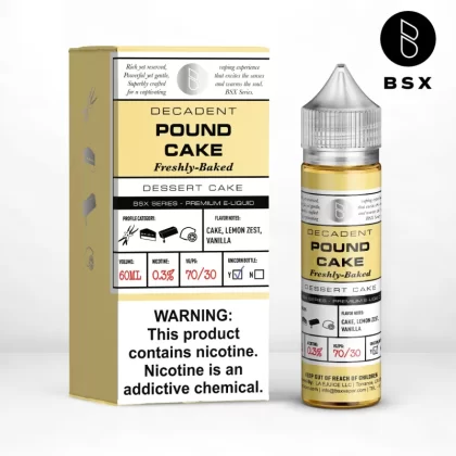 BSX Vapor BSX Series - Pound Cake - 60ML E-Liquid - 3MG