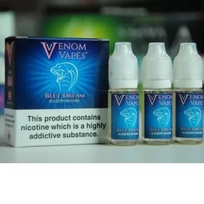 Blue Dream – Venom Vapes Premium E-liquid 80VG – TPD - Vapestorm Co