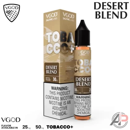 Vgod Tobacco Plus Desert Blend Salt Nicotine 30mL