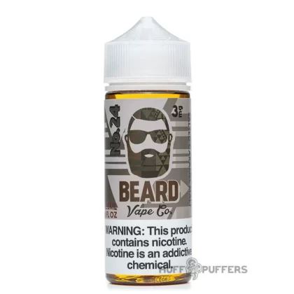 Beard Vape Co. – No. 24 120mL - Nicotine Strength#0mg>3mg>6mg