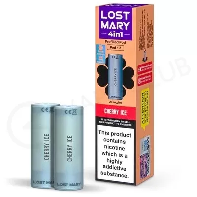 Cherry Ice Lost Mary 4 in 1 Prefilled Pod
