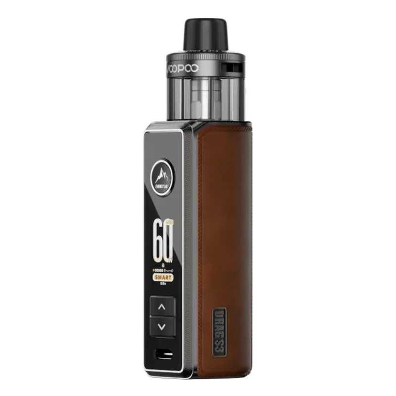 Voopoo Drag S3 Pod Vape Kit - Blue, Brooklyn Gray - Image 3