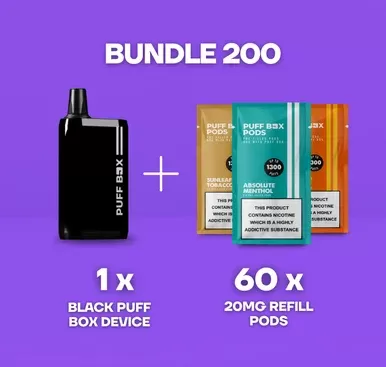 Swap To Stop Bundle 200 – Puff Box 8 Week