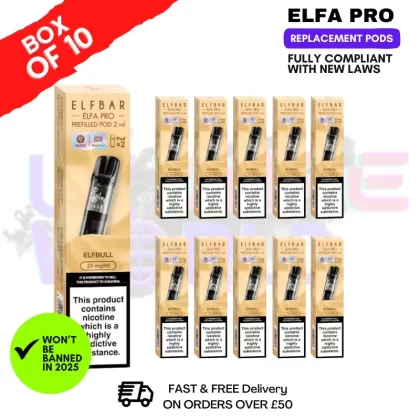 Elfbull Elf Bar Elfa Pro Prefilled Pod Box Of 10