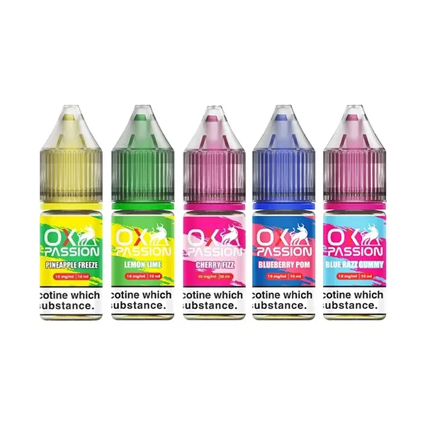 10 mg OXVA Passion Nikotinsalze – 10 ml E-Liquid (50VG/50PG)