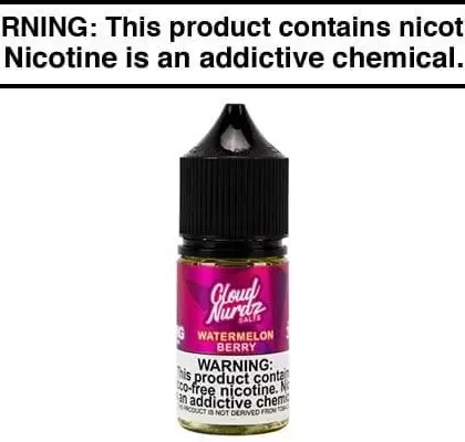 WATERMELON BERRY BY CLOUD NURDZ SALT TFN 30ML - Vapejuice