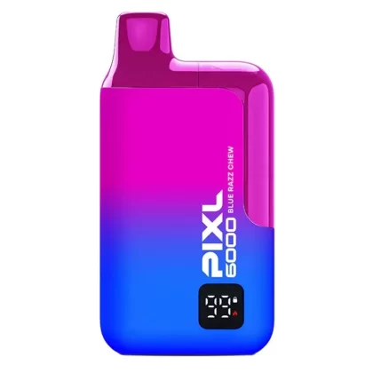 Blue Razz Chew PIXL 6000 Legal Big Puff (Pack 3)