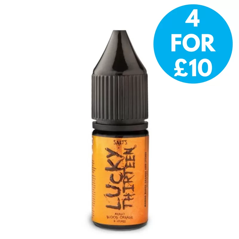 10mg Lucky Thirteen Nic Salts 10ml - Vape Co