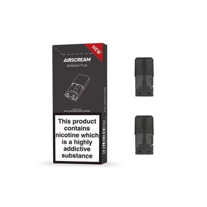 AirsPops von AIRSCREAM Nachfüllbare Ersatzkapseln 2 Stück 1,5 Ω 1,6 ml - Ejuicewarehouse
