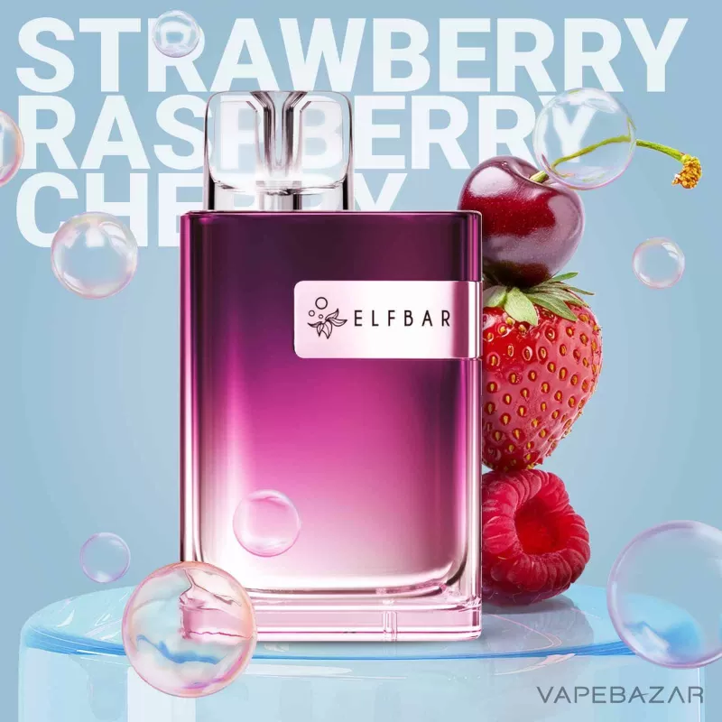 Elfbar CR600 – Einweg E-Zigarette – Strawberry Raspberry Cherry
