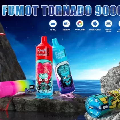 Fumot Tornado 1 pieza de vaporizador desechable 9000 pro de 18 ml bolo de sandia H0XPTX242 Fumot Mexico - Fumotvapemexico