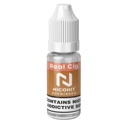 Real Cig 50/50 E-Liquid Nicohit (5 X 10ml)