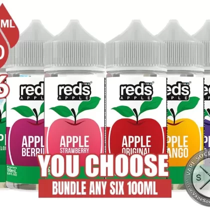Reds Apple 7 Daze Bundle 6x100ml (600ml)