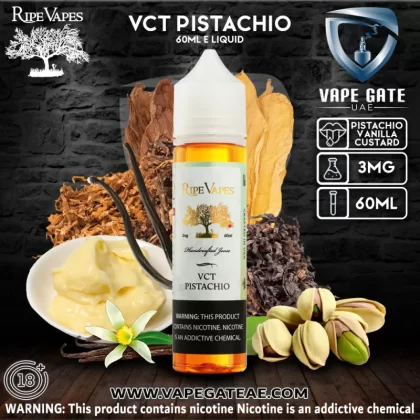 VCT Pistachio - 60ml E liquid by Ripe Vape - 6 mg / 60 ml