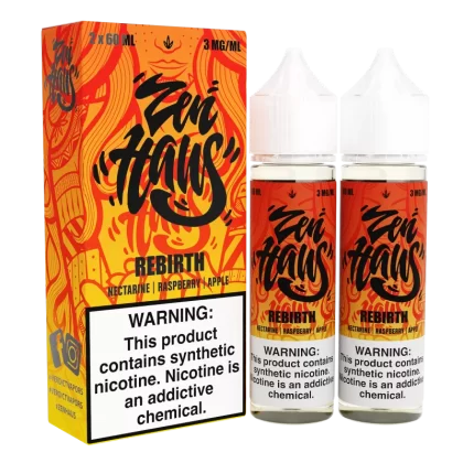 Rebirth by ZEN HAUS E-Liquid 2X 60ml - 6MG