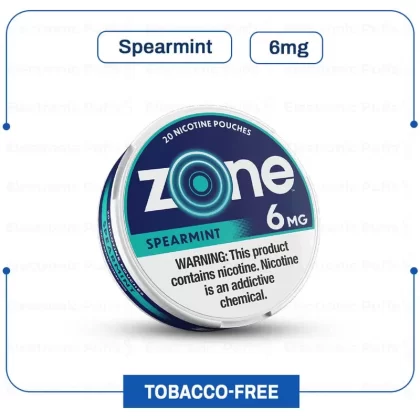 Buy zone Spearmint 6mg Nicotine Pouch Online | Electronicpuff
