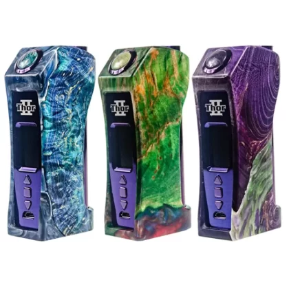 Asmodus X Ultroner Thor 2 DNA75C Stabilized Wood Box Mod - Blue