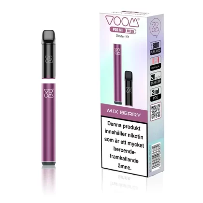 Voom Pod Mi Mix Berry (Pen Kit) – Pod System - VOOM / Yes / 20mg / 800