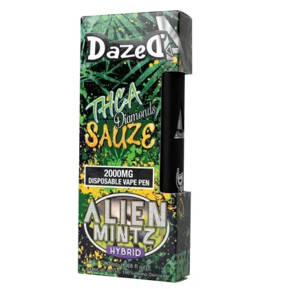 DazedA THCA Diamonds Sauze Disposable Vape Pens (2g)