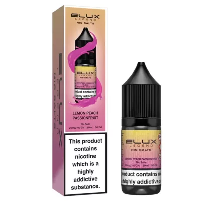 Elux Legend Lemon Peach Passionfruit Nic Salt E-Liquid - 20mg