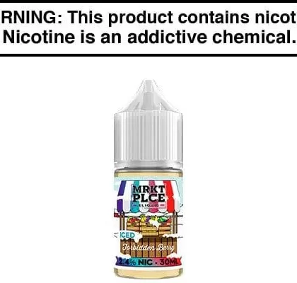 ICED FORBIDDEN BERRY BY MRKT PLCE SALTS 30ML - Vapejuice