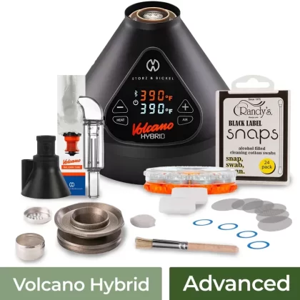 Volcano Hybrid Advanced Vaporizer Kit - Color#Onyx>Silver (Original)