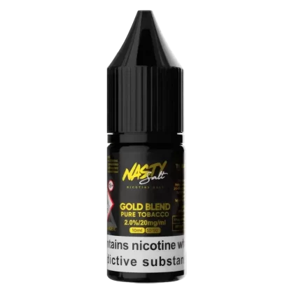 Nasty Salt Gold Blend Nic Salt Vape Juice - Strength#10mg>20mg