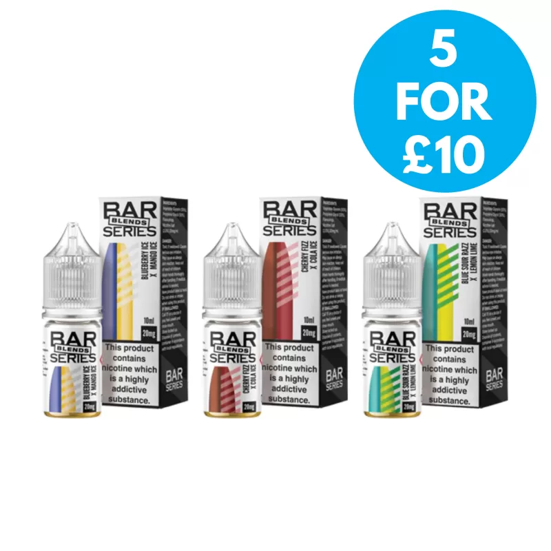 20mg Bar Series Blends Nic Salts (50VG/50PG) - Vape Co