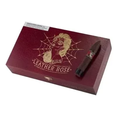 Deadwood Leather Rose - Product#Torpedo (5.0" x 54)>Petit Corona (4.0" x 43)~Packaging#Box of 24>5 Pack