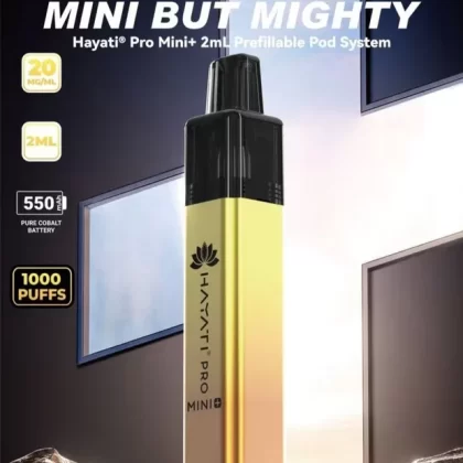 Hayati Pro Mini Plus 1000 Prefilled Pod Vape Kit